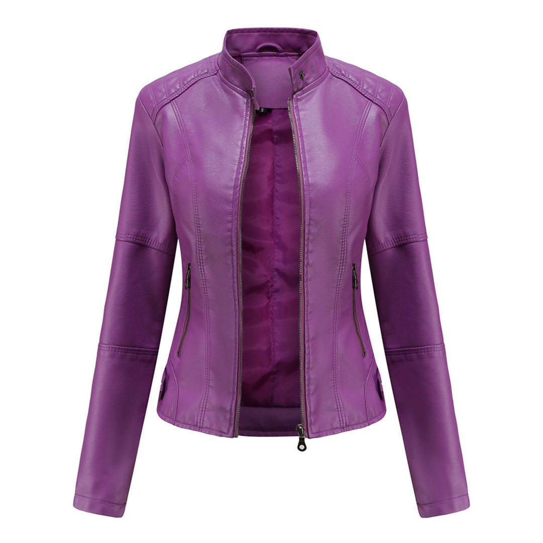 Hilda™ | Luxe Vegan Leren Damesjack