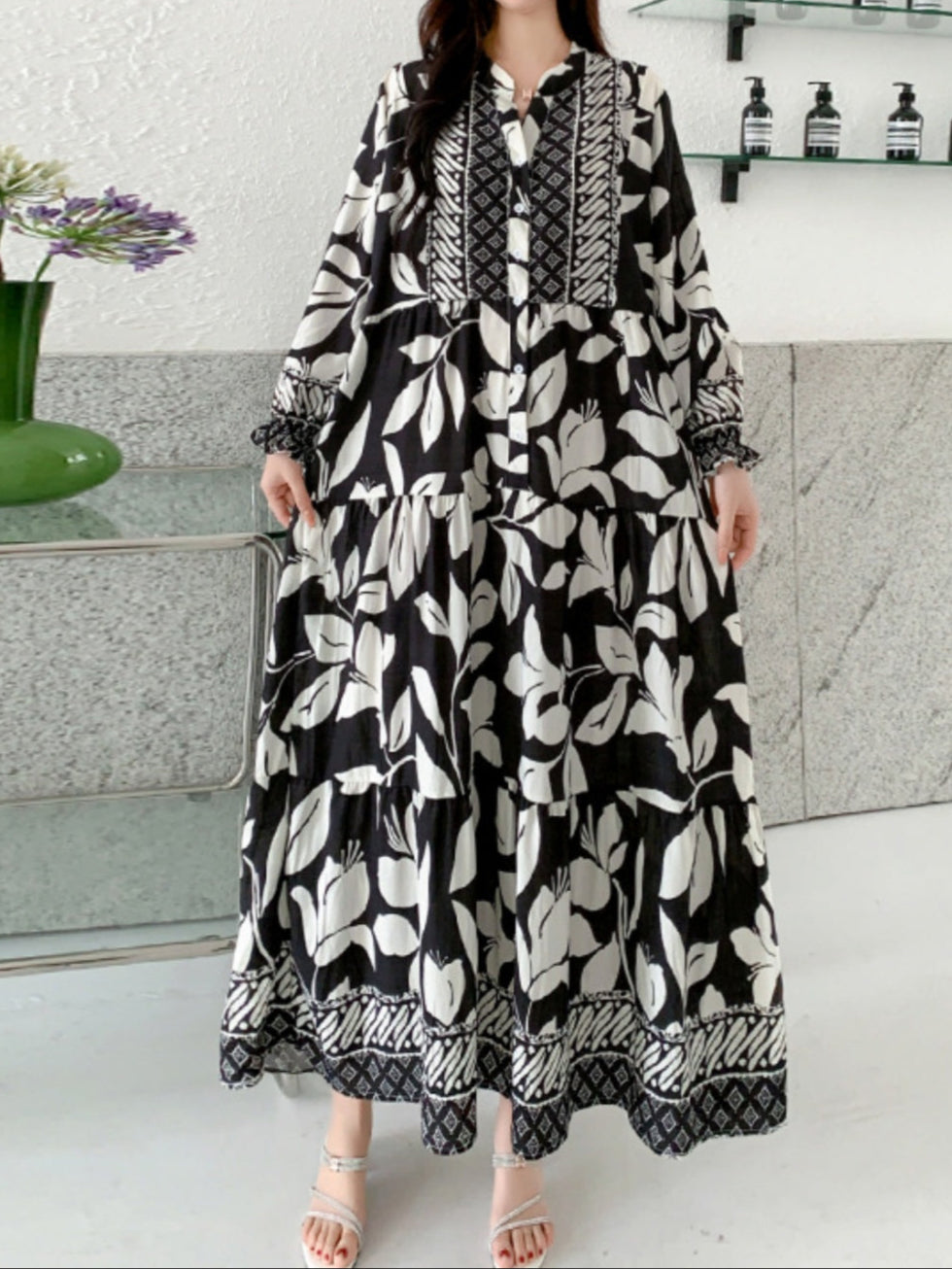 ELENA – BOHEMIAN BLOOM MAXI-JURK