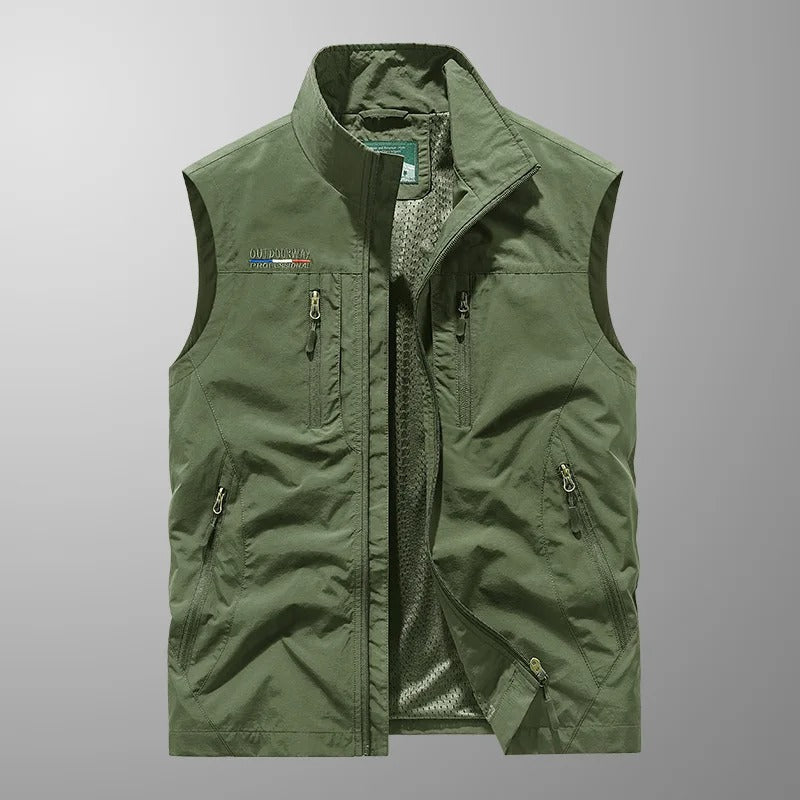 Finn™ | Ademend cargo gilet met meerdere zakken