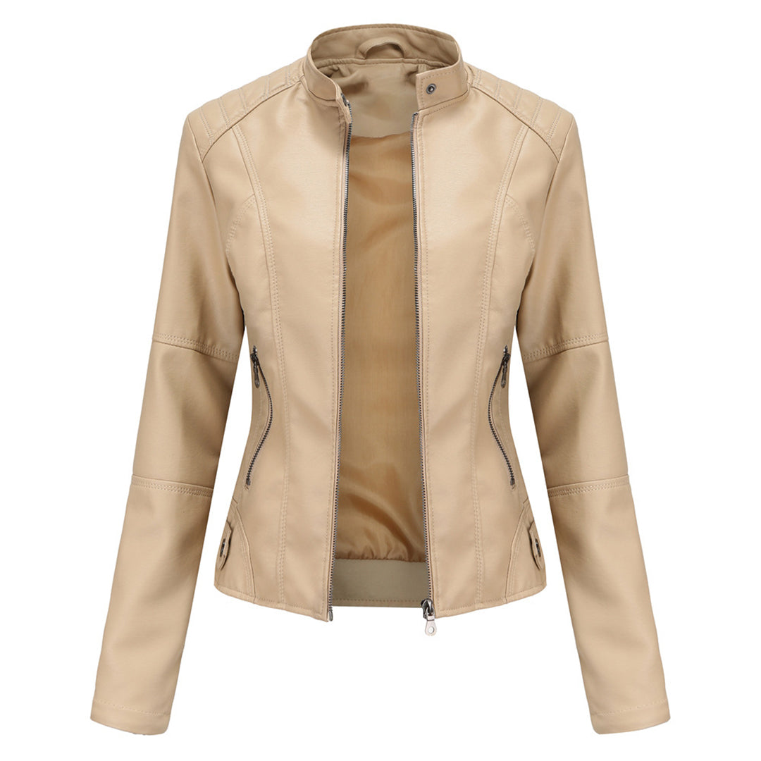 Hilda™ | Luxe Vegan Leren Damesjack
