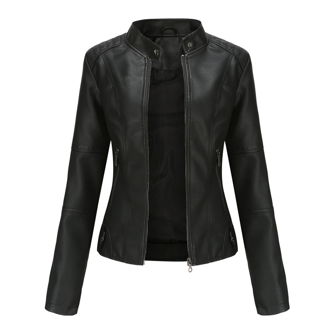 Hilda™ | Luxe Vegan Leren Damesjack
