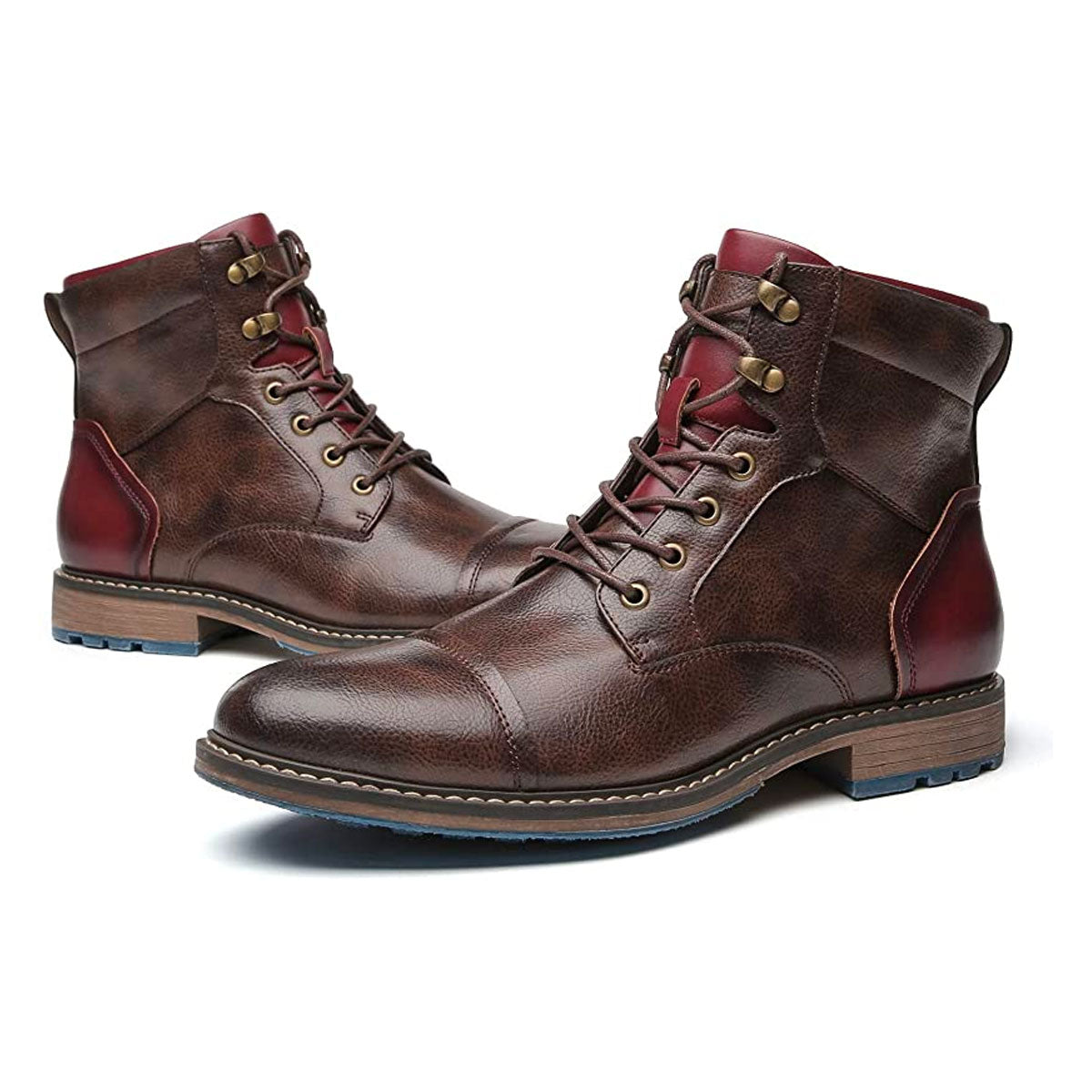 Aaron | Handgemaakte Premium Vegan Leren Oxford Laarzen