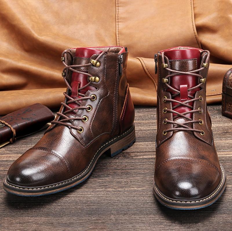 Aaron | Handgemaakte Premium Vegan Leren Oxford Laarzen
