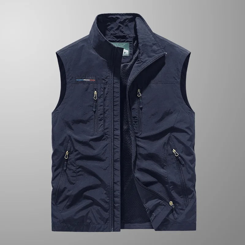 Finn™ | Ademend cargo gilet met meerdere zakken