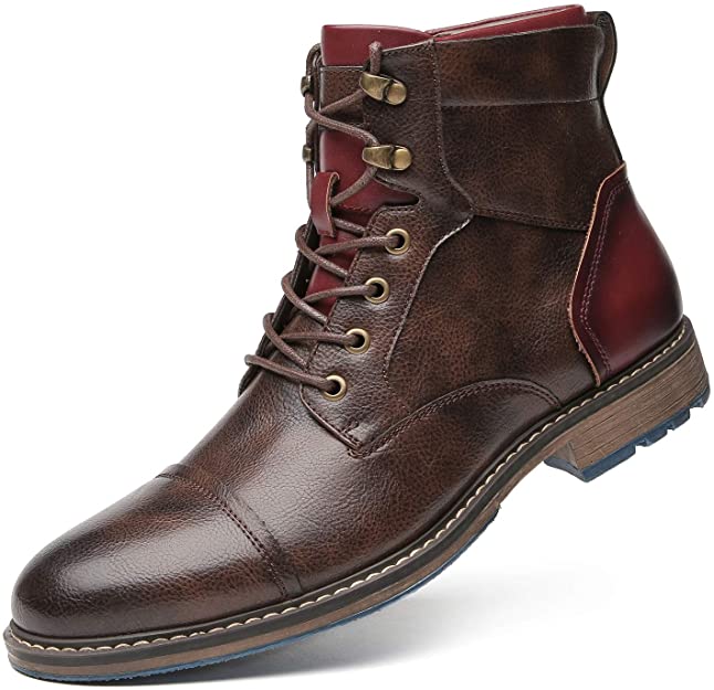 Aaron | Handgemaakte Premium Vegan Leren Oxford Laarzen